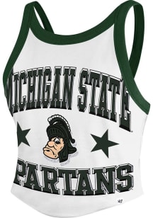 Womens Michigan State Spartans White 47 Energize Tank Top