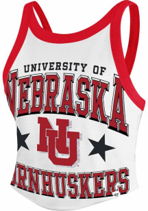 Womens Nebraska Cornhuskers White 47 Energize Tank Top