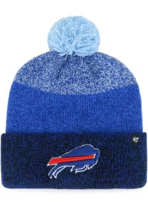47 Buffalo Bills Blue Dark Freeze Cuff Mens Knit Hat