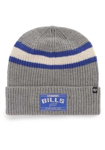 47 Buffalo Bills Grey Penobscot Cuff Mens Knit Hat