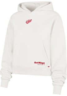 47 Detroit Red Wings Womens White Sue Hooded Sweatshirt