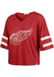47 Detroit Red Wings Womens Red Premier Short Sleeve T-Shirt