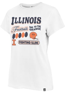 Illinois Fighting Illini White 47 Hurrah Frankie Short Sleeve T-Shirt