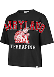 47 Maryland Terrapins Womens Black Outreach Short Sleeve T-Shirt
