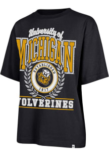 Michigan Wolverines Blue 47 Ring True Short Sleeve T-Shirt