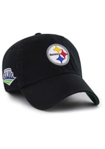47 Pittsburgh Steelers Mens Black Sure Shot Classic Franchise Fitted Hat