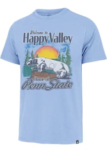 Penn State Nittany Lions Light Blue 47 Happy Valley Franklin Short Sleeve Fashion T Shirt