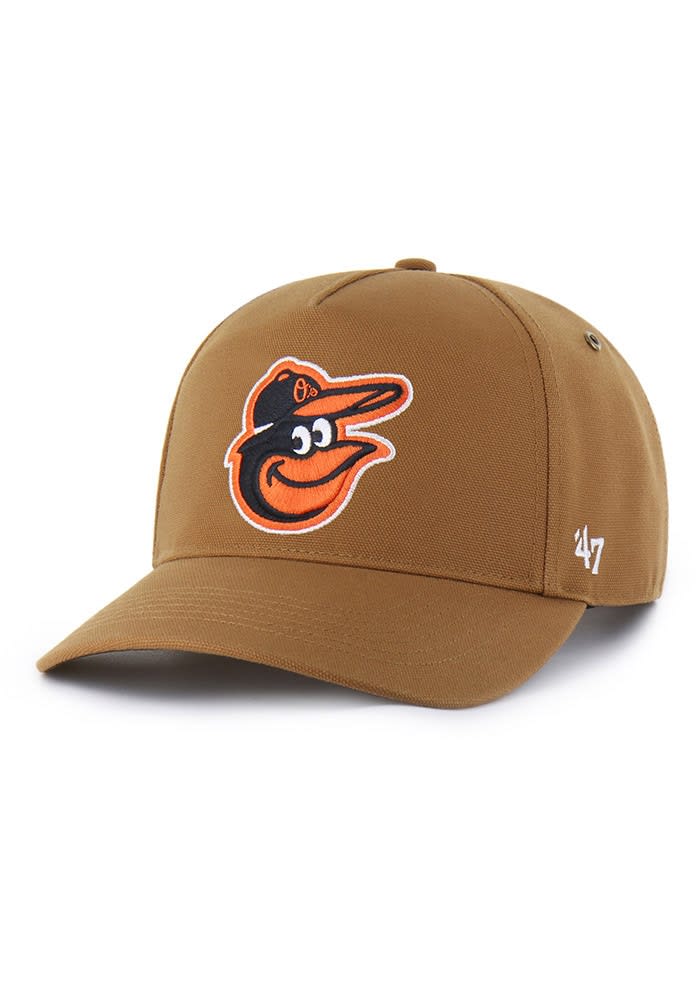 47 Baltimore Orioles BROWN Carhartt Hitch Adjustable Hat - 48024338