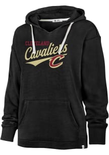 47 Cleveland Cavaliers Womens Black Kennedy Hooded Sweatshirt