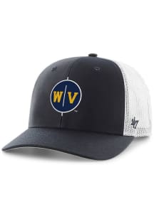 47 West Virginia Mountaineers 47 Trucker Adjustable Hat - Navy Blue