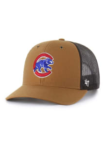 47 Chicago Cubs Carhartt Trucker Adjustable Hat - Brown