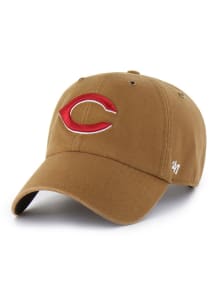 47 Cincinnati Reds Carhartt Clean Up Adjustable Hat - Brown