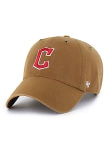 47 Cleveland Guardians Carhartt Clean Up Adjustable Hat - Brown