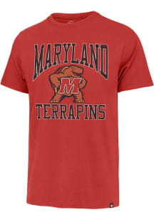 Maryland Terrapins Red 47 Franklin Short Sleeve Fashion T Shirt