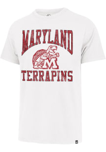 Maryland Terrapins White 47 Franklin Short Sleeve Fashion T Shirt