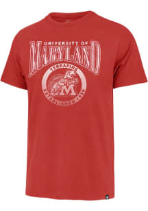 Maryland Terrapins Red 47 Inner Circle Short Sleeve Fashion T Shirt