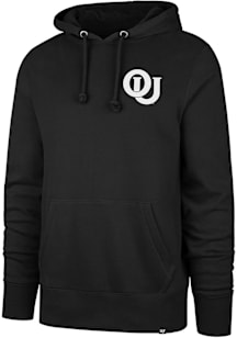 47 Oklahoma Sooners Mens Black Comeback Headline Long Sleeve Hoodie