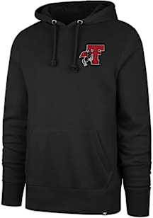 47 Texas Tech Red Raiders Mens Black Comeback Headline Long Sleeve Hoodie