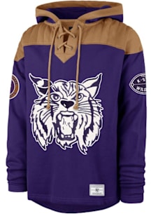47 K-State Wildcats Mens Purple Flannagan Wingback Lacer Fashion Hood