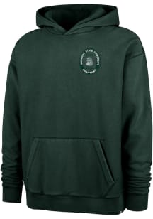 Mens Michigan State Spartans Green 47 Football Boot Path Ravine Long Sleeve Fashion Hood