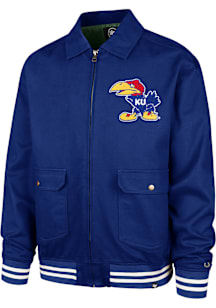 47 Kansas Jayhawks Mens Blue Haddey Homestead Light Weight Jacket