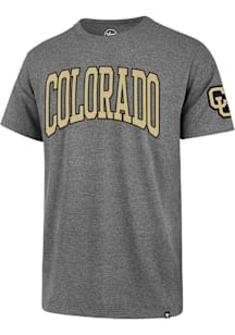 47 Colorado Buffaloes Grey Ace Fieldhouse Short Sleeve Fashion T Shirt