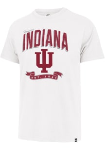 Indiana Hoosiers White 47 Football Prime Play Franklin Short Sleeve Fashion T Shirt