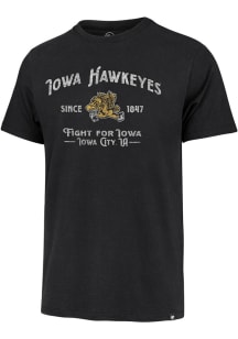 Iowa Hawkeyes Black 47 Whitlock Franklin Short Sleeve Fashion T Shirt