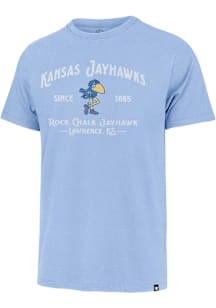 47 Kansas Jayhawks Light Blue Whitlock Franklin Short Sleeve Fashion T Shirt