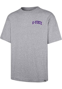 47 K-State Wildcats Grey History Lock Short Sleeve Fashion T Shirt