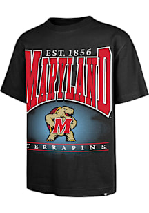 47 Maryland Terrapins Black Hot Corner Short Sleeve Fashion T Shirt