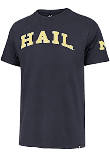47 Michigan Wolverines Blue Wordmark Fieldhouse Short Sleeve Fashion T Shirt