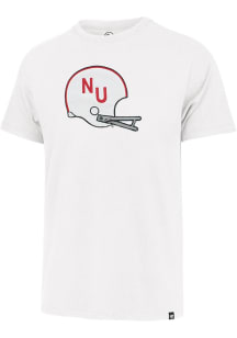 Nebraska Cornhuskers White 47 Knockout Fieldhouse Short Sleeve Fashion T Shirt