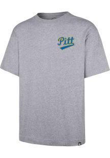 Pitt Panthers Grey 47 History Lock Short Sleeve Fashion T Shirt