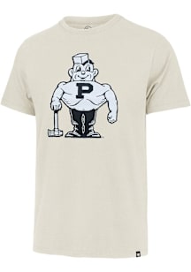 47 Purdue Boilermakers Tan Knockout Fieldhouse Short Sleeve Fashion T Shirt