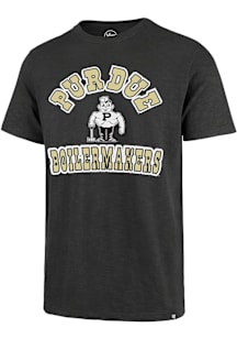 47 Purdue Boilermakers Charcoal Comeback Short Sleeve Fashion T Shirt