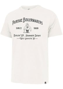 47 Purdue Boilermakers Tan Whitlock Franklin Short Sleeve Fashion T Shirt