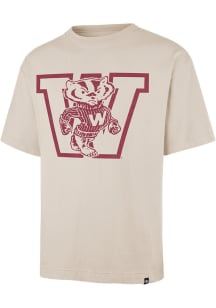 Wisconsin Badgers Tan 47 Bouldering Imprint Ravine Short Sleeve Fashion T Shirt