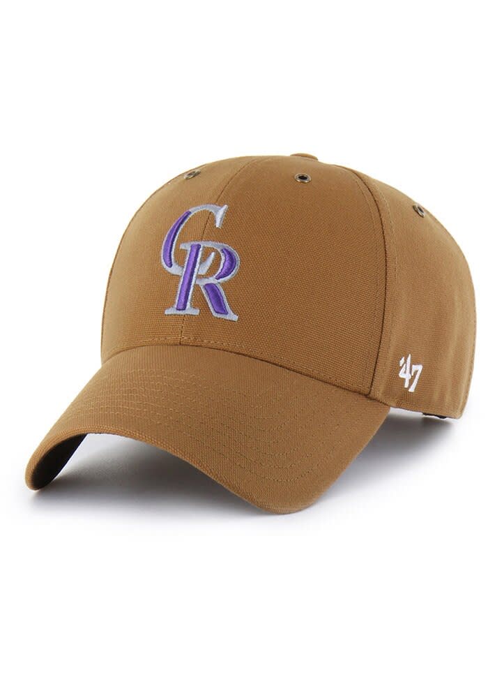 47 Colorado Rockies BROWN Carhartt MVP Adjustable Hat - 48025062