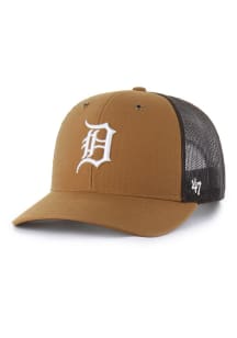 47 Detroit Tigers Carhartt Trucker Adjustable Hat - Brown