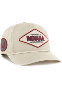 47 Beige Indiana Hoosiers Cairn Hitch Adjustable Hat
