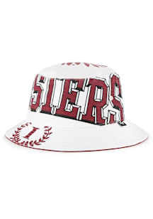 47 Indiana Hoosiers White ENERGIZE BUCKET Mens Bucket Hat