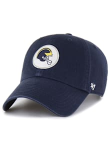 47 Michigan Wolverines HARD HAT 47 CLEAN UP Adjustable Hat - Blue
