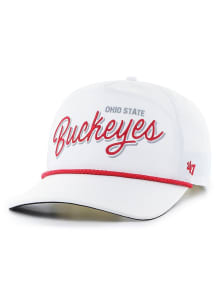 47 White Ohio State Buckeyes brrr Fairway Hitch Adjustable Hat