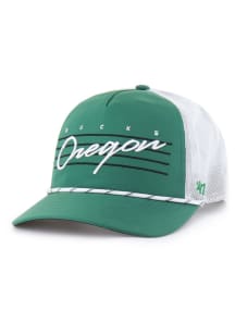 47 Green Oregon Ducks Downburst Mesh Hitch Adjustable Hat