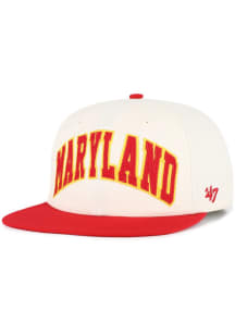 Maryland Terrapins 47 Off Hand Captain Mens Snapback - Tan