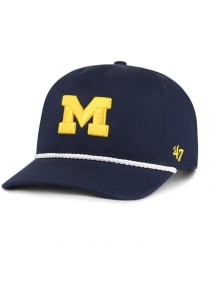 47 Blue Michigan Wolverines Rope Hitch Adjustable Hat