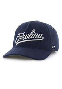 47 North Carolina Tar Heels Golden Age Cord Hitch Adjustable Hat - Navy Blue