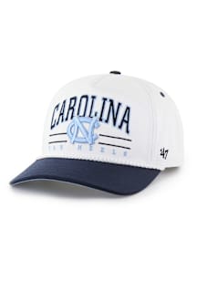 47 North Carolina Tar Heels Roscoe TT Hitch Adjustable Hat - White