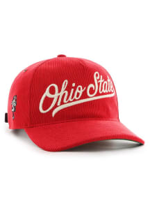 47 Red Ohio State Buckeyes Golden Age Cord Hitch Adjustable Hat